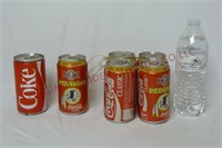 Coca-Cola Redskins Superbowl XXVI Cans & Coke Can