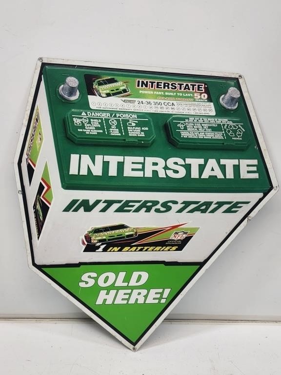Interstate Batteries Advertising Sign