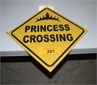 Princess Crossing Sign