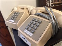 2 old style Telephones