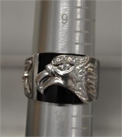 Ring, stamped .925, 6.9g size10