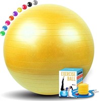 SK Depot Exercise Ball, Yellow 65cm