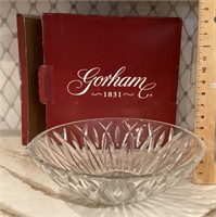 Gorham crystal Sunflower bowl with box