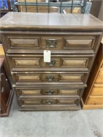 5-Drawer Chest of Drawers 34"L x 17"W x 47"H