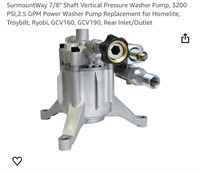 7/8" Shaft Vertical Pressure Washer Pump
