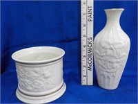 Lenox vase and planter