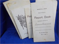 Early 1920's report cards
