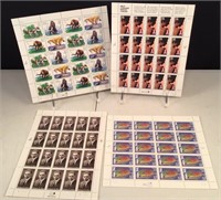 (4) U.S. Stamp Sheets