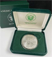 2002 Silver 1oz American Eagle U.S. $1 Coin