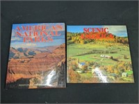 2 Scenic America Coffee Table Picture Books