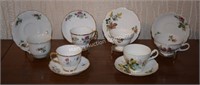(D1) Lot of 6 Cups & Saucers - NO STANDS