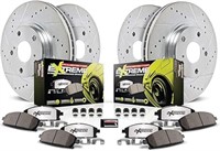 Power Stop K7293-26 Front And Rear Z26 Carbon