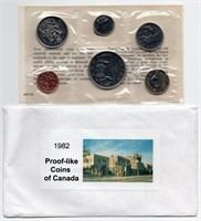 1982 Canada Prooflike Coin Set