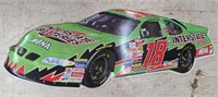 3'10"x1'4" Bobby Labonte #18 racecar tin sign