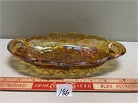 VINTAGE CARVINAL GLASS CANDY DISH