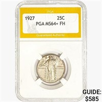 1927 Standing Liberty Quarter PGA MS64+ FH