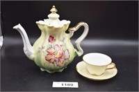 Tea Pot And Cup - Haviland