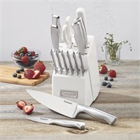 $145 Cuisinart 15-Piece Stainless Steel Block Set