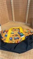 New olive kids zippered bag