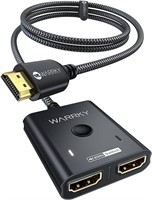 WARRKY 4K 60Hz HDMI Switch with 1M Fixed Cable, WA