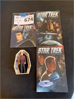 Star Trek Books & Christmas Ornament (Lot of 4)