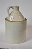 11 1/2" Glazed Stoneware Whiskey Jug