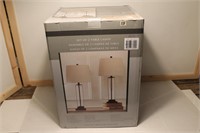 New Set of 2 Table lamps