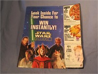 1999 Star Wars Fast Food Restaurant Game Sheet