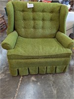 1970's Avocado Over Sized Chair
