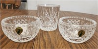 Three Pieces of Waterford Crystal