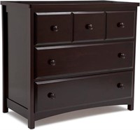 Delta Children 3 Drawer Dresser 18x36.25x6.75"Br