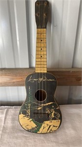 Signed Toy Guitar