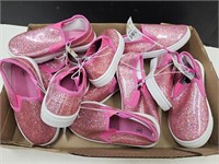 Lot of Toddler Girls Sparkle Shoes 5,6,7,9,10