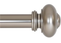 IVILON 1IN CURTAIN ROD (72-144IN) SATIN NICKEL