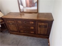 Wooden Dresser w/ (3) Drawers - 60"Wx18"Dx46"H -