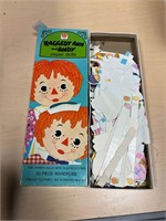 VTG Raggedy Ann & Andy Paperdolls