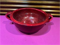 Large Red Pottery Bowl