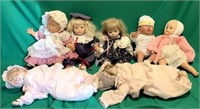 Lot of 7 Dolls