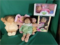 5 Cabbage Patch Dolls, 1 Bank