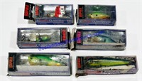 Lot of (6) Rapala Fishing Lures