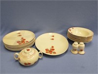 Small assortment of hand painted dishes