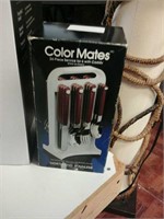 Color mates service for 6 w/caddy