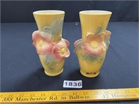 Antique Royal Copley Vase Pair