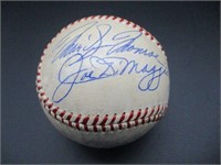 Marilyn Monroe Joe DiMaggio Signed OAL Baseball