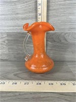 Orange Pitcher Vase