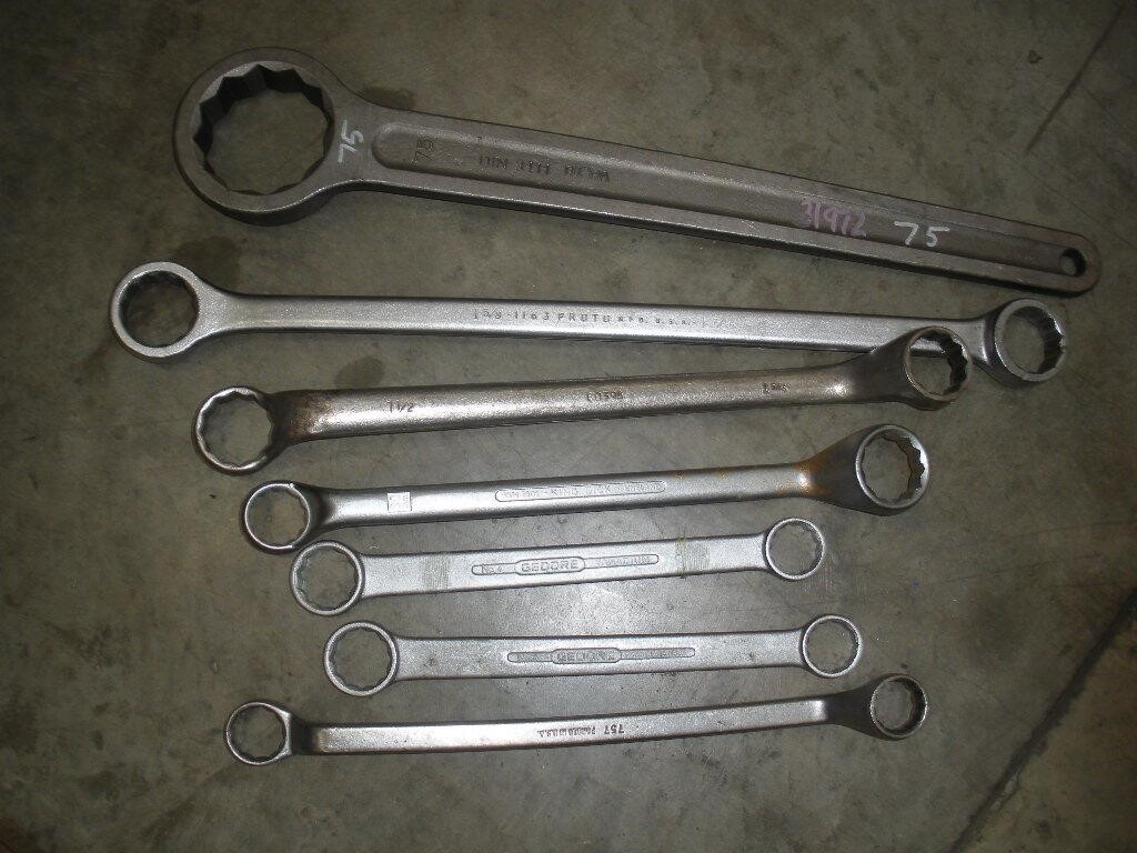 Boxed End Wrenches - largest 75mm