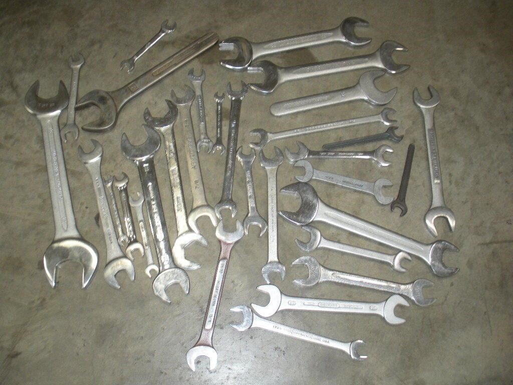 Open End Wrenches - largest 36mm