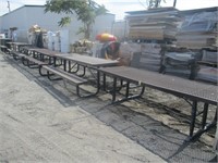 Picnic tables