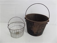 Cast Iron Bucket - W8