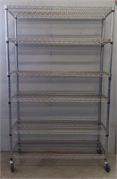 Rolling NSF Chrome Shelves